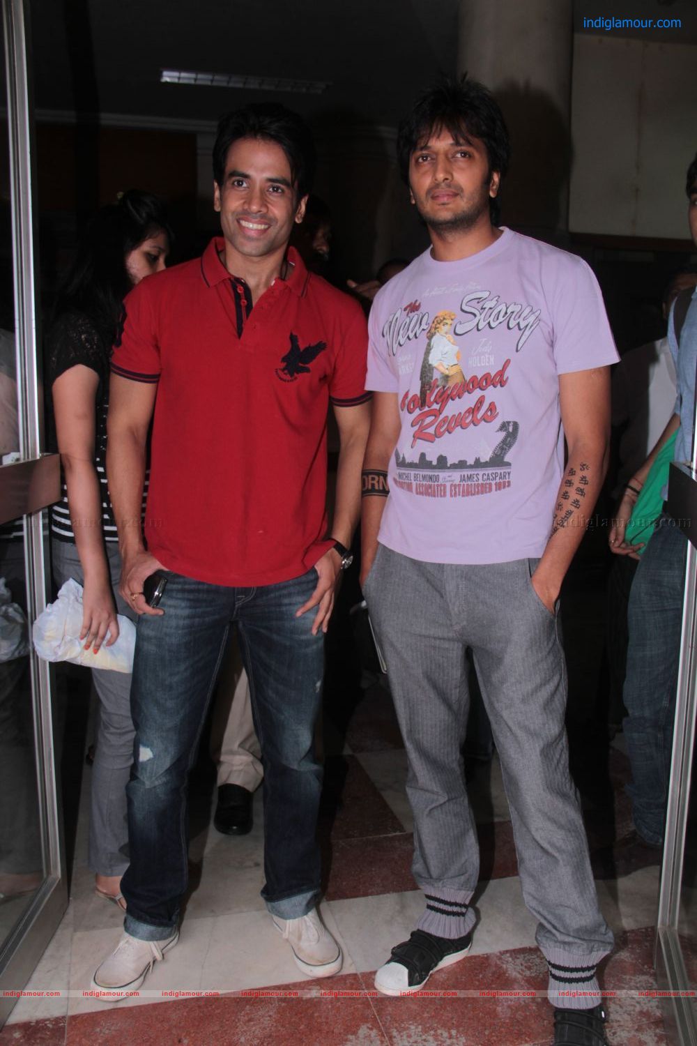 Tusshar and Ritesh Promote Kyaa Super Kool Hain Hum Event hd photo