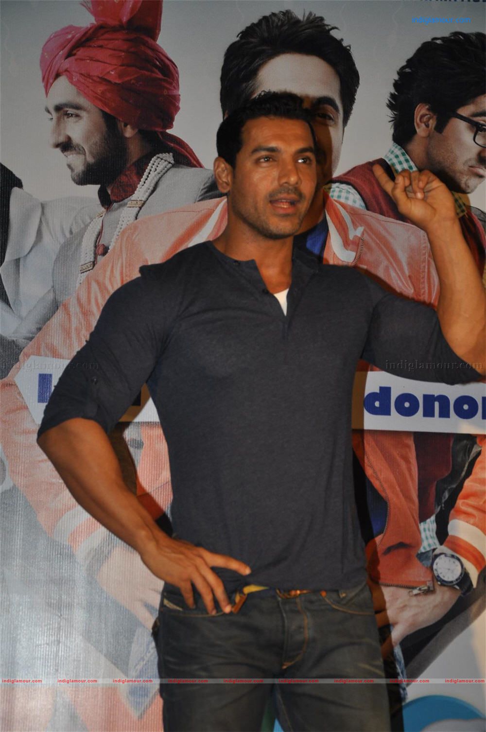 John Abraham at Vicky Donor First Look Launch Event hd photo