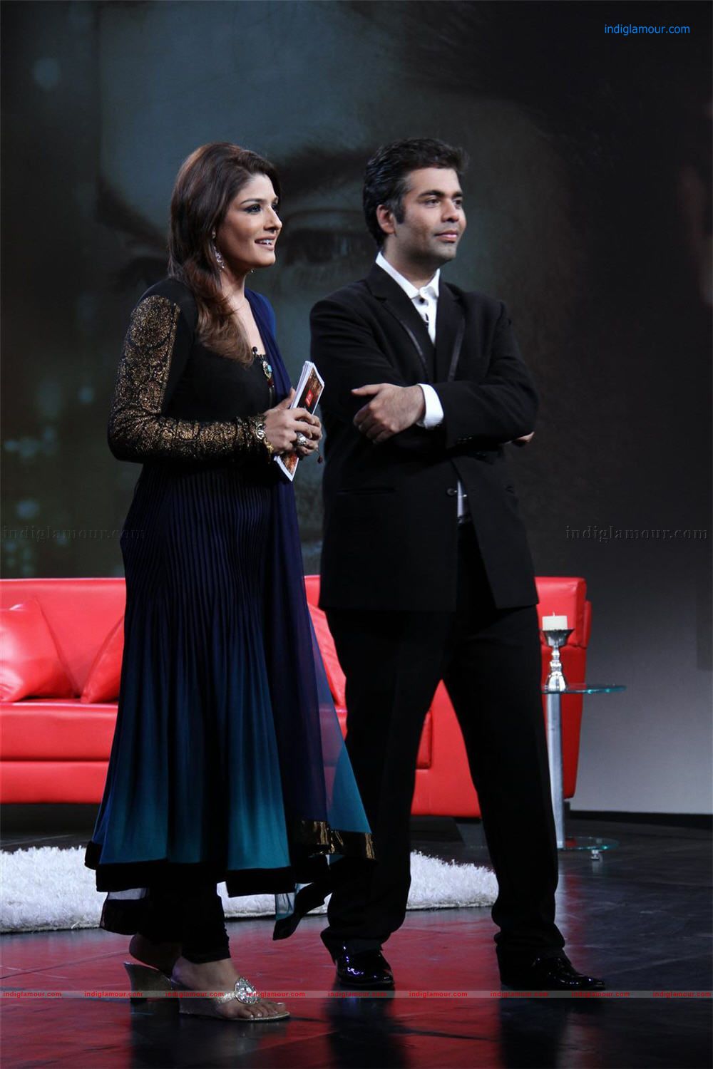 Riteish,Deepika and Karan Johar On Issi Ka Naam Zindagi Event hd photo