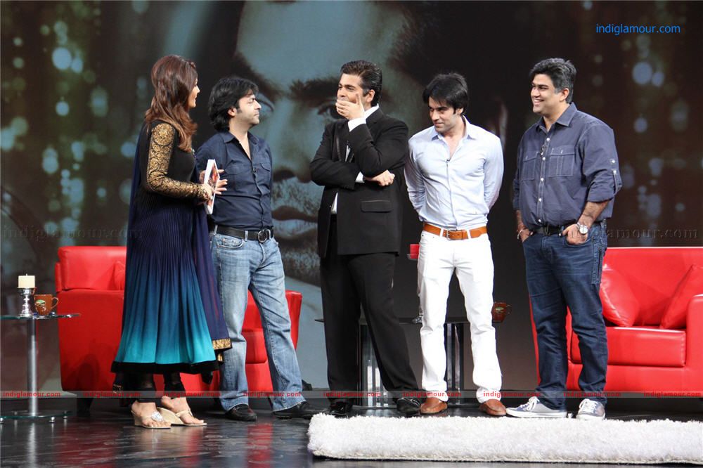 Riteish,Deepika and Karan Johar On Issi Ka Naam Zindagi Event hd photo