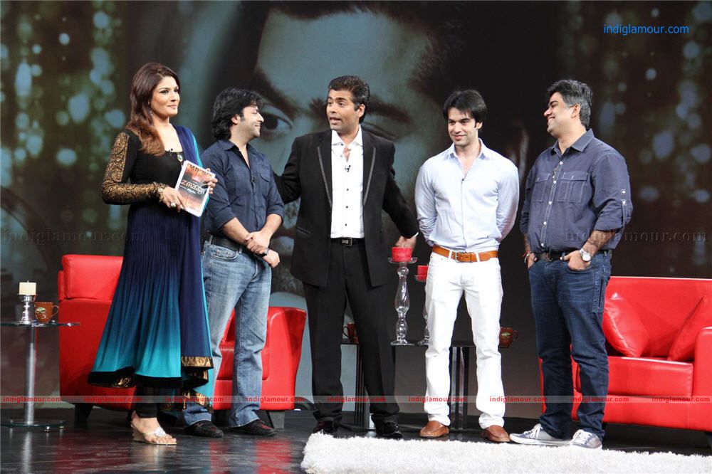 Riteish,Deepika and Karan Johar On Issi Ka Naam Zindagi Event hd photo