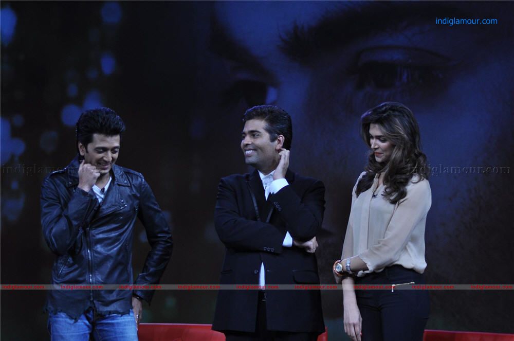 Riteish,Deepika and Karan Johar On Issi Ka Naam Zindagi Event hd photo