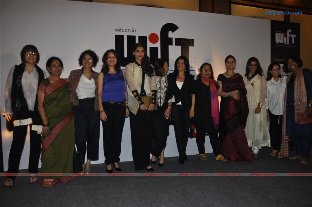 Sonam,Kiran Rao and Kalki at WIFT India Launch Event hd photo