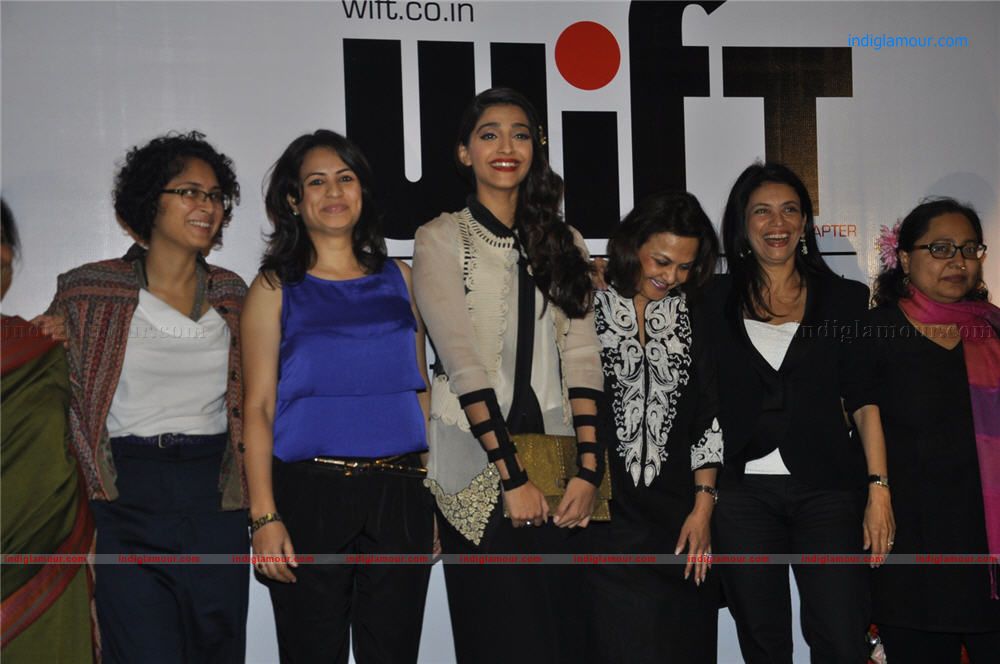 Sonam,Kiran Rao and Kalki at WIFT India Launch Event hd photo