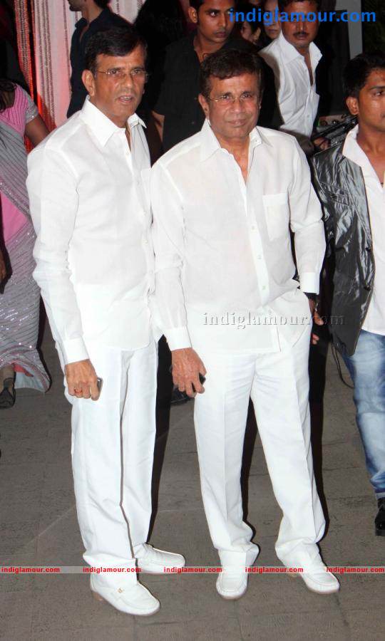 Bollywood Stars At Wedding Reception Of Rohit Shetty's Sister Event hd photo