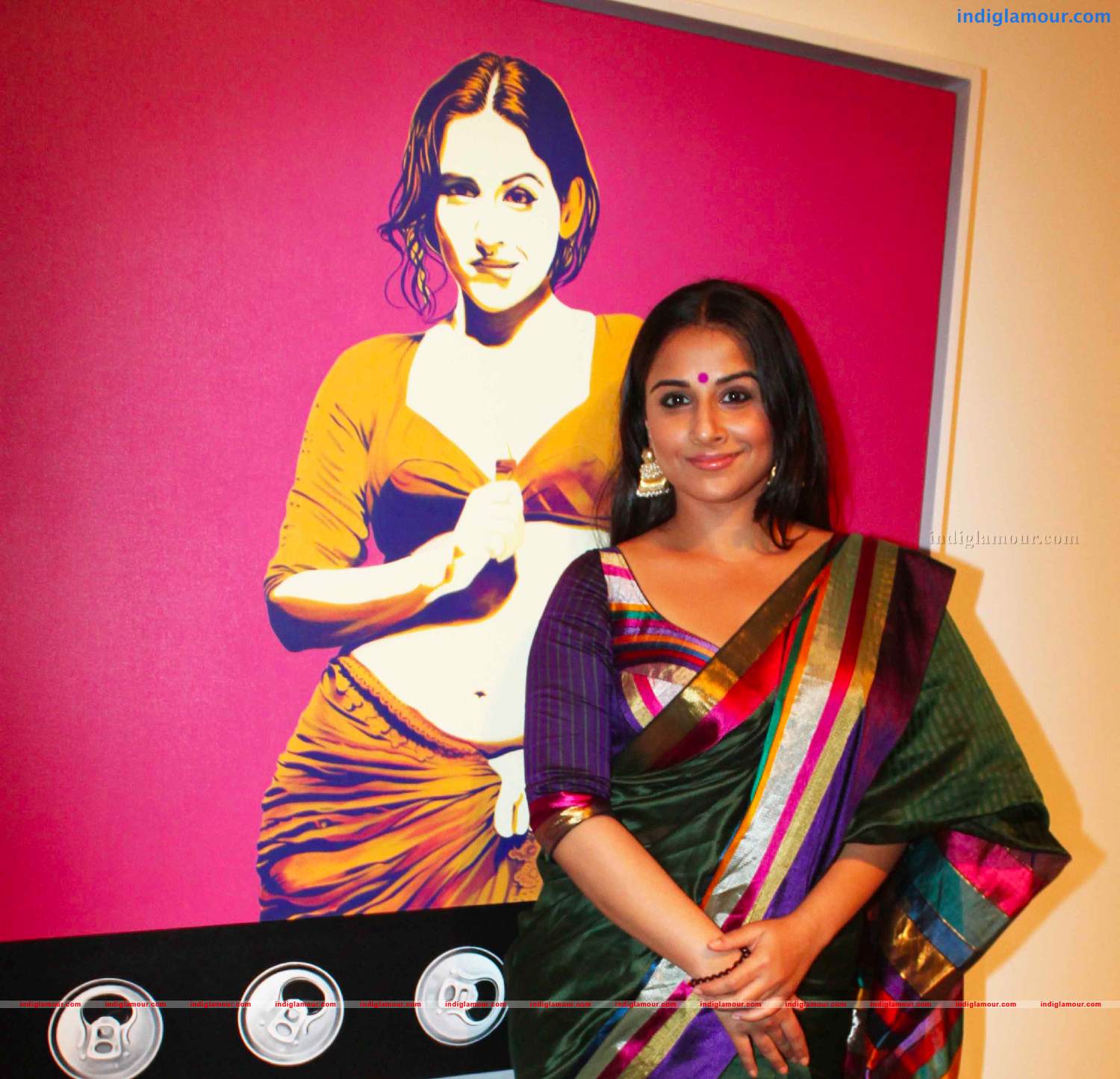Vidya Balan At Vivek Sharma's Painting Exhibition Photos Event hd photo
