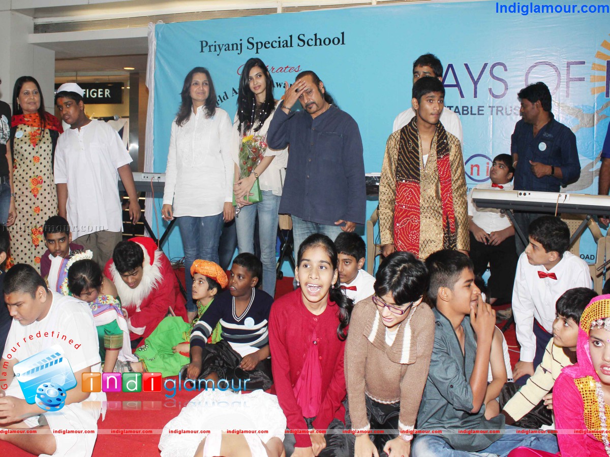 Fiana Penty at Priyanj Special School Celebrates World Autism Awareness Day Event hd photo