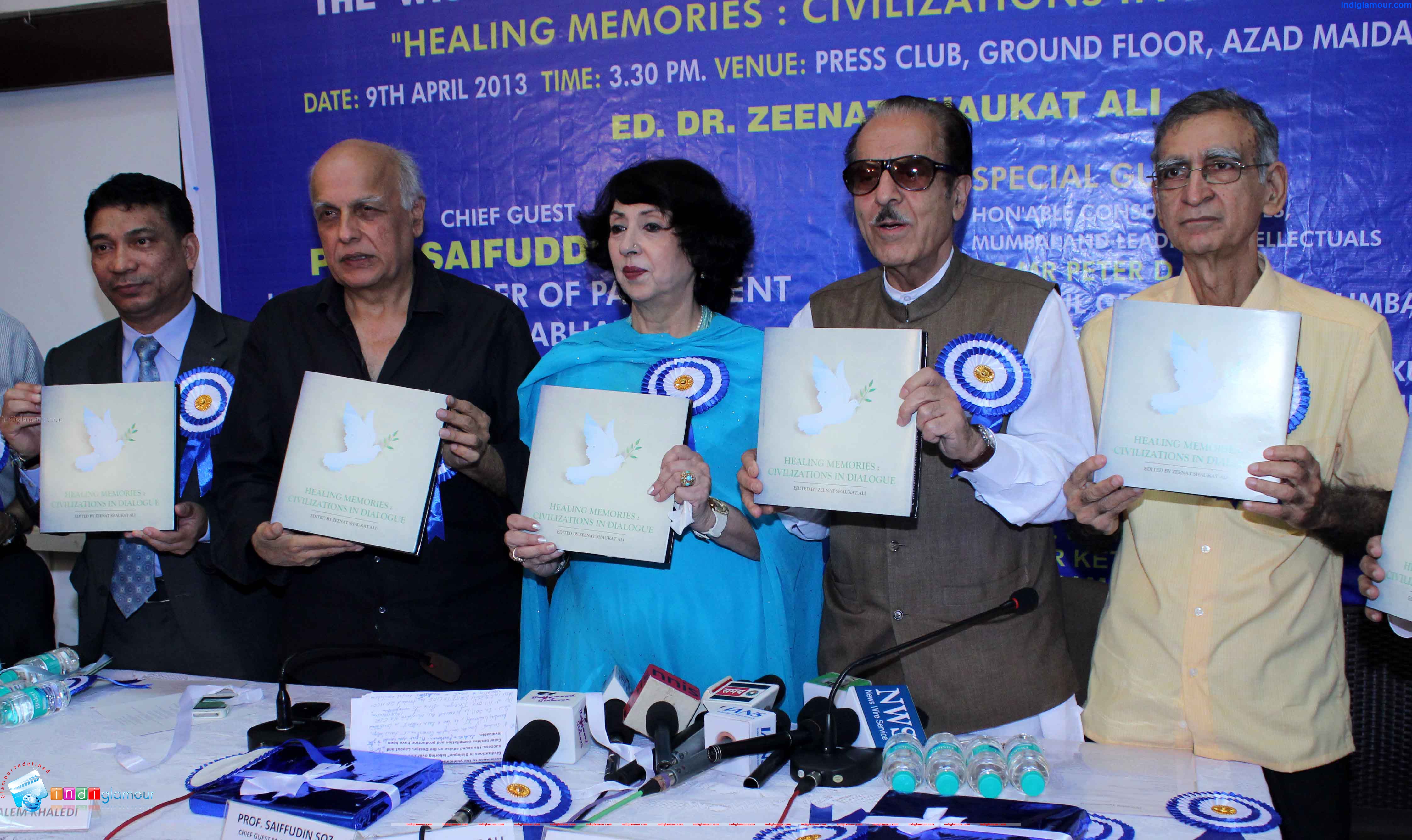 Launch of Book Healing Memories Civilizations in Dialogne Event hd photo