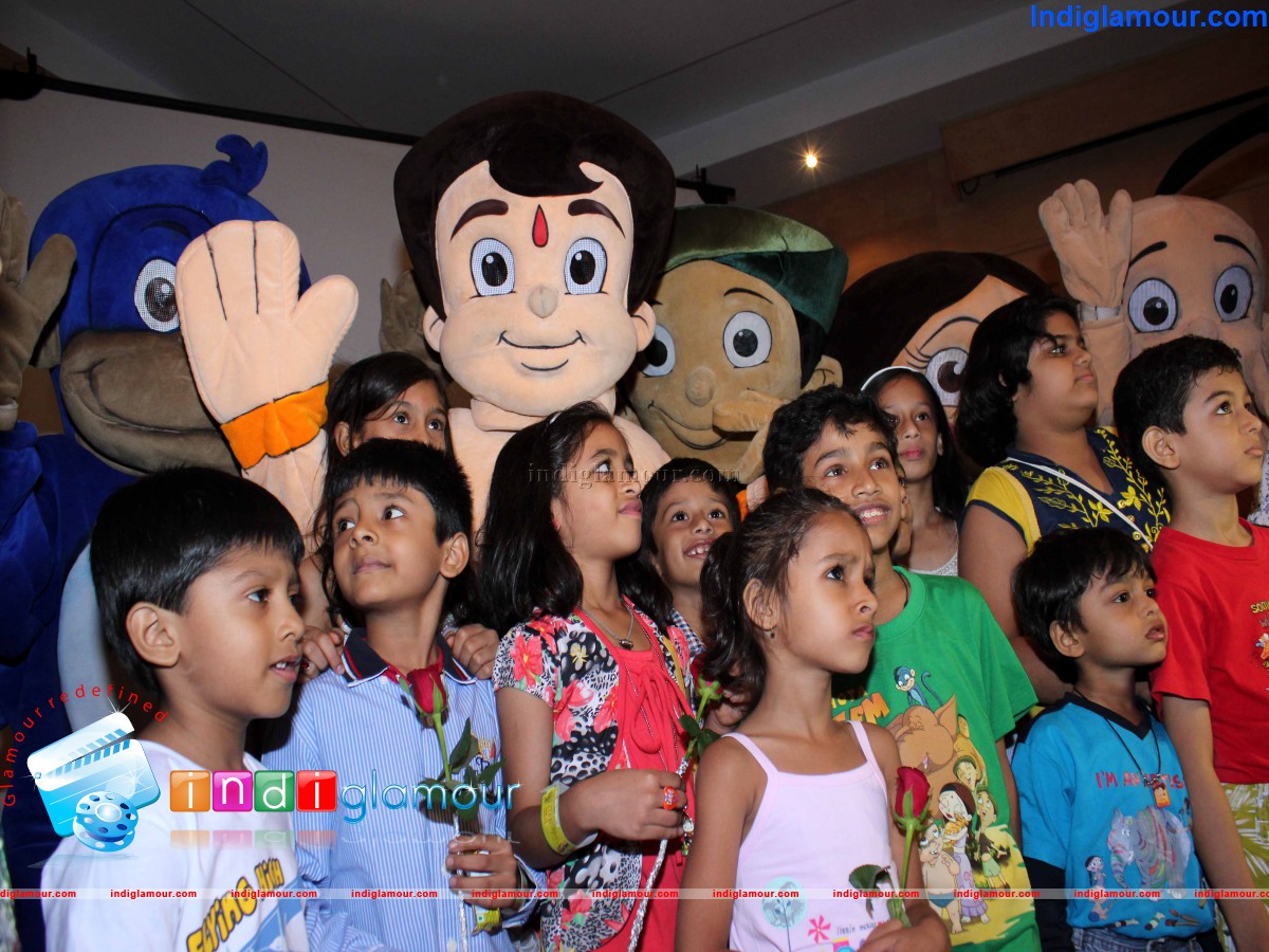 Chotta Bheem and Thorn of Baali Press Conference Event hd photo