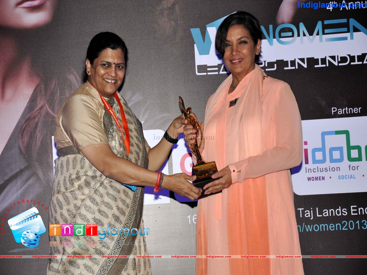 Shabana Azmi Receives Women Leaders in India Award Event hd photo