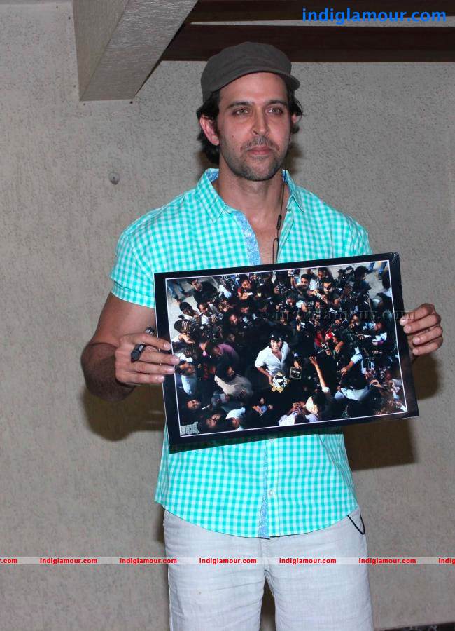 Hrithik Celebrated His 39'th Birthday With Media Event hd photo