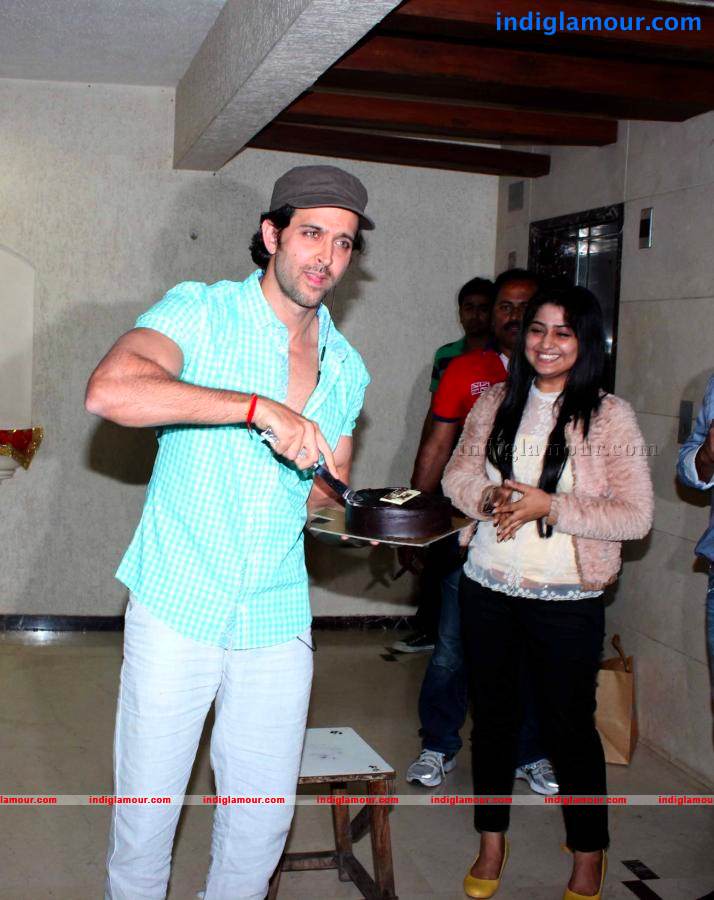 Hrithik Celebrated His 39'th Birthday With Media Event hd photo