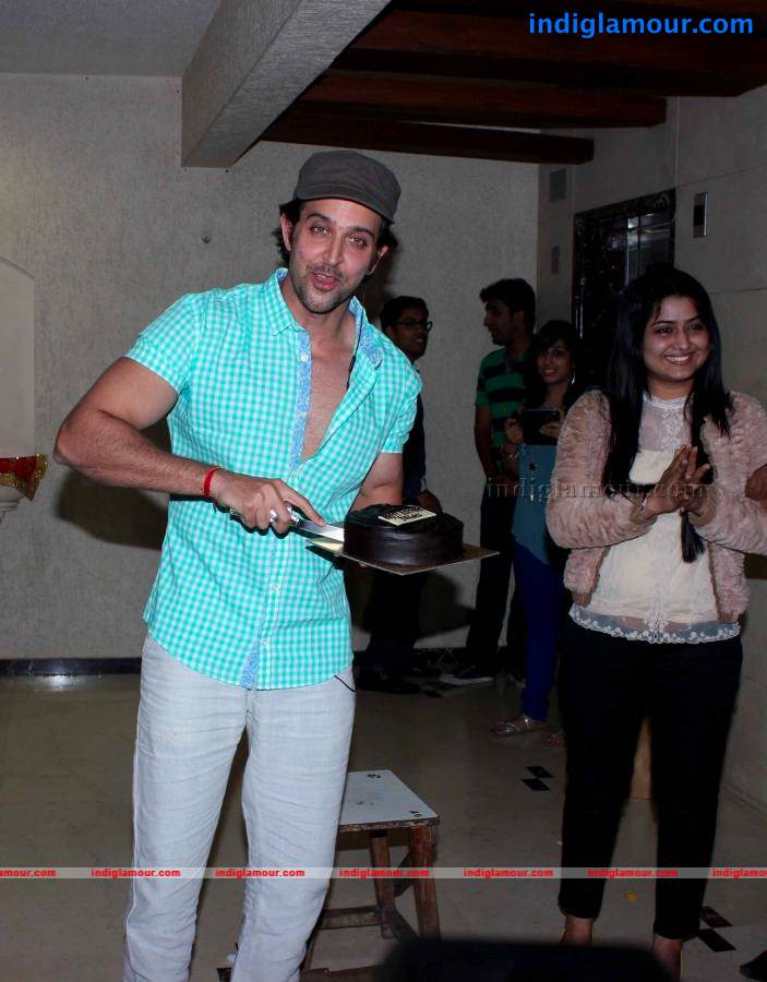 Hrithik Celebrated His 39'th Birthday With Media Event hd photo