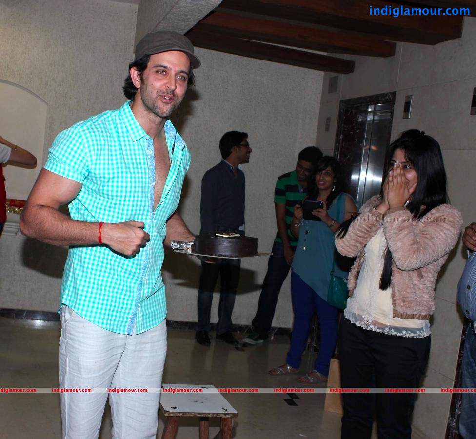 Hrithik Celebrated His 39'th Birthday With Media Event hd photo