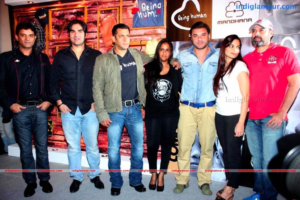 Salman, Arbaaz And Sohail At Being Human Clothing Line Launch Event hd photo