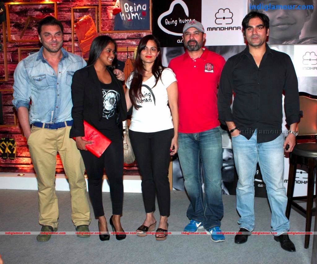 Salman, Arbaaz And Sohail At Being Human Clothing Line Launch Event hd photo