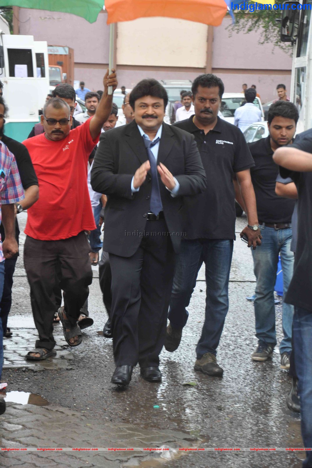 Amitabh Bachan shoots with Southern Superstars for Kalyan Jewellers Event hd photo