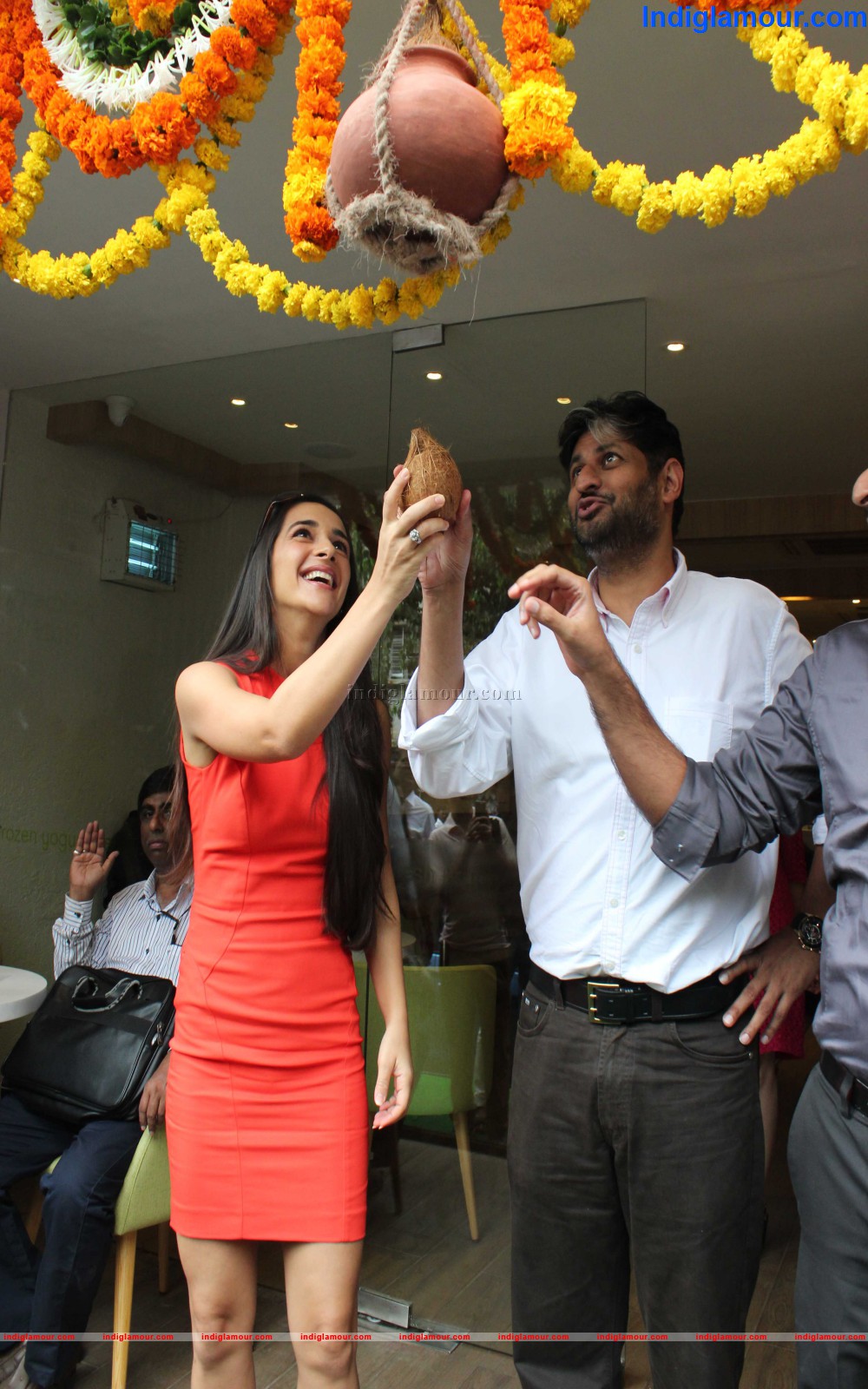Tara Sharma Launches Pinkberry Event hd photo