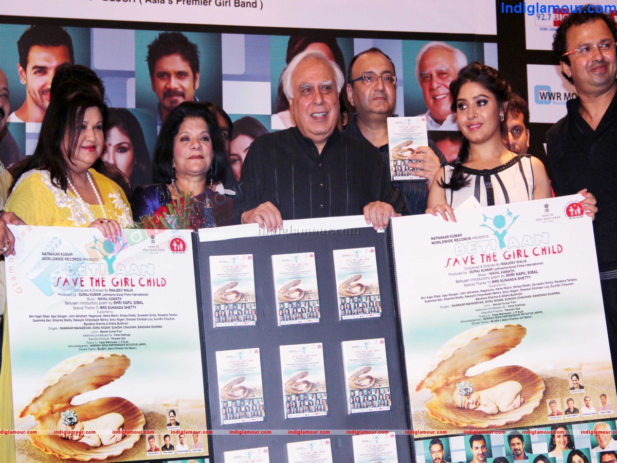 Launch of Betiyaan a Song to Save The Girl Child Event hd photo