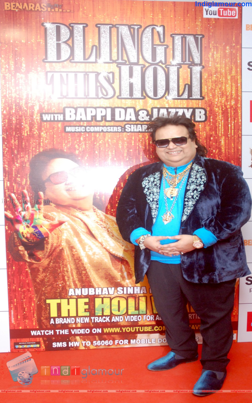 Bappi Lahiri and Jazzy B LLatest Music Video The Holly War Event hd photo