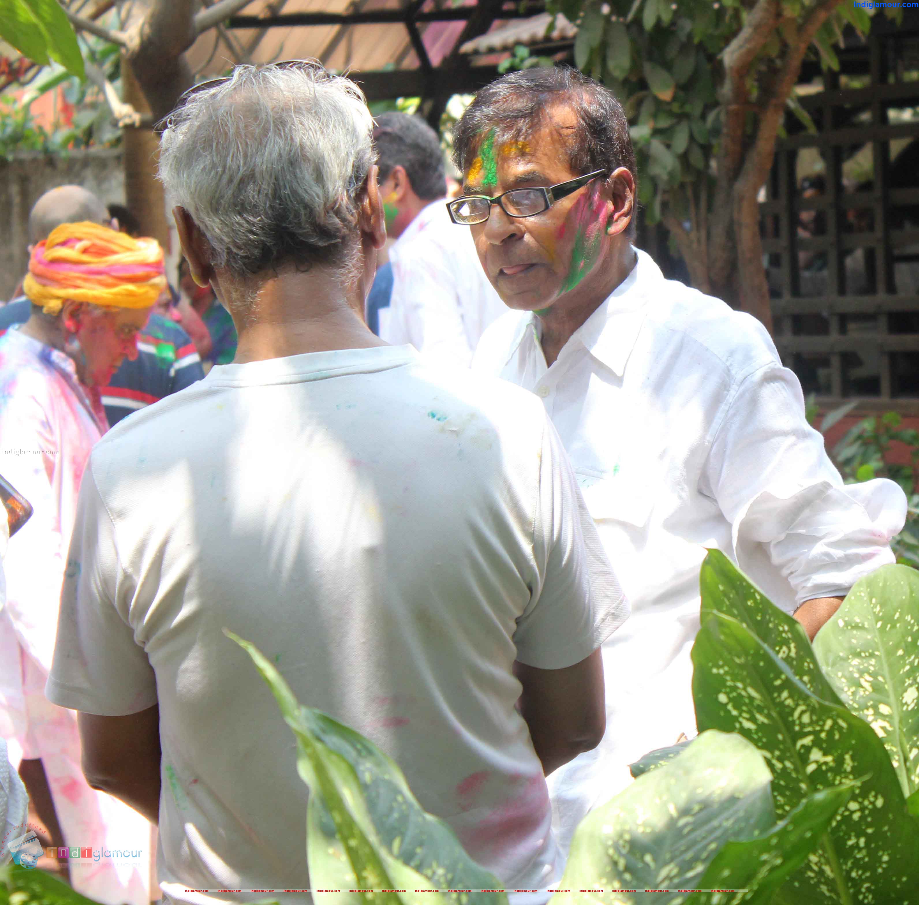 Javed Akthar and Shabana Azmi Holi Celebration Event hd photo
