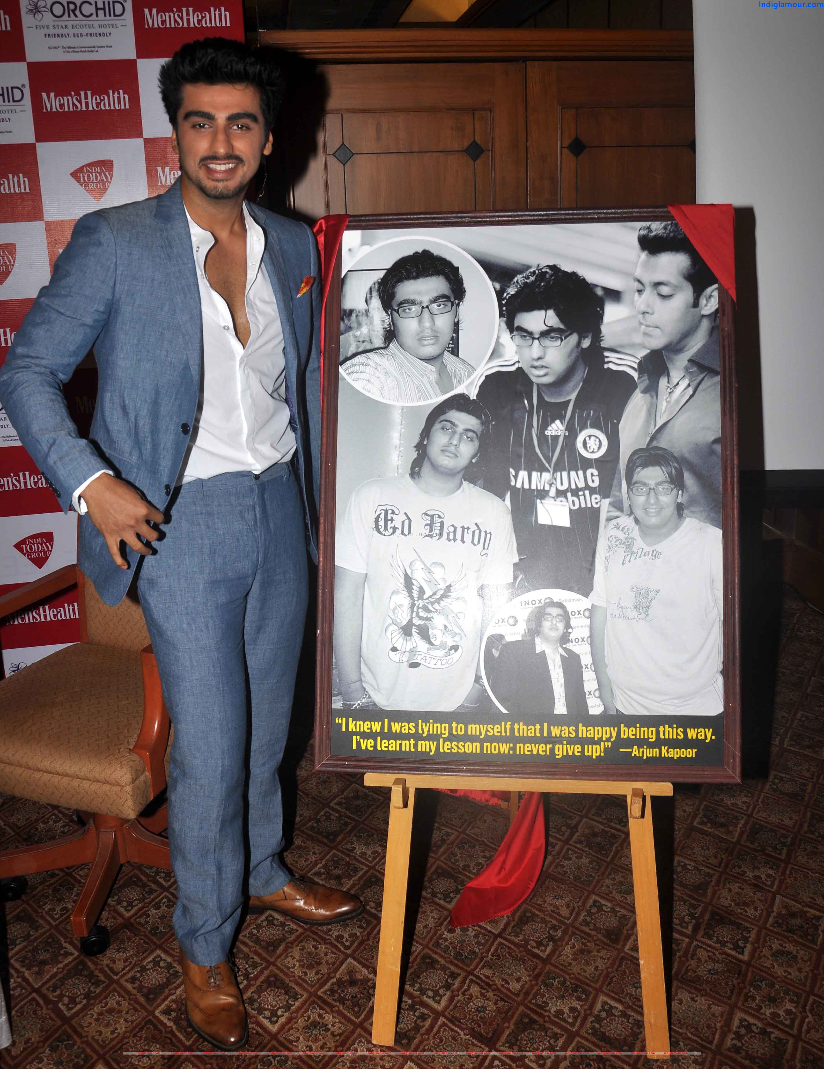 Arjun Kapoor Unveils Latest Issue of Mens Health Event hd photo
