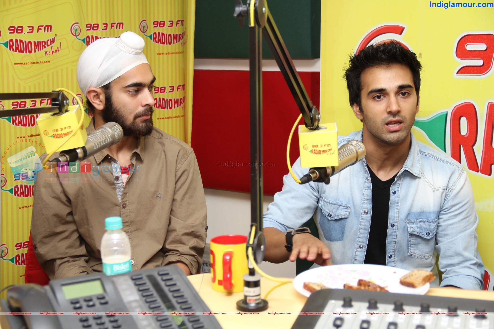 Team Fukrey at Radio Mirchi Mumbai Studio Event hd photo