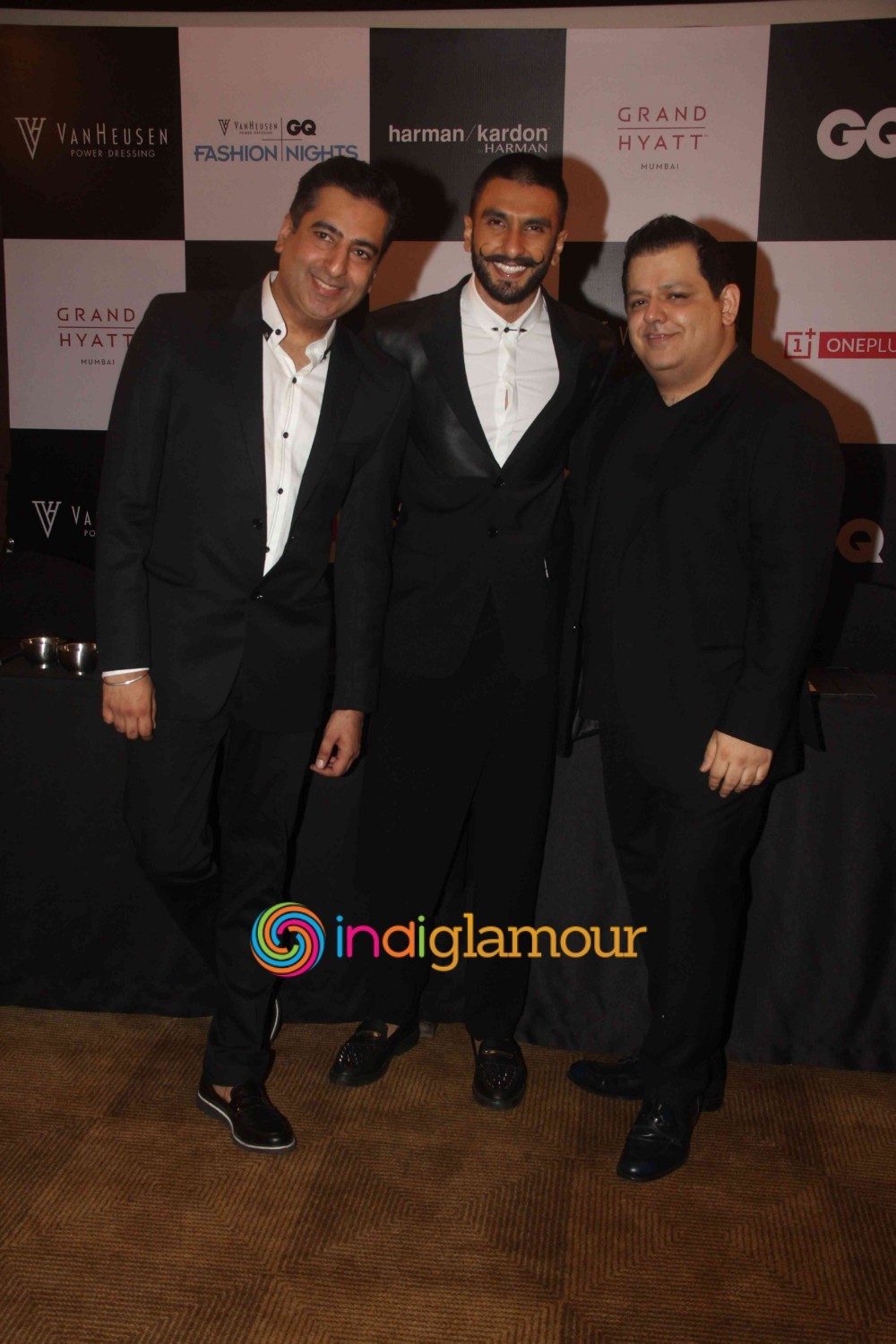 Ranveer Singh Rocks the Ramp at GQ Fashion Nights 2015 Event hd photo