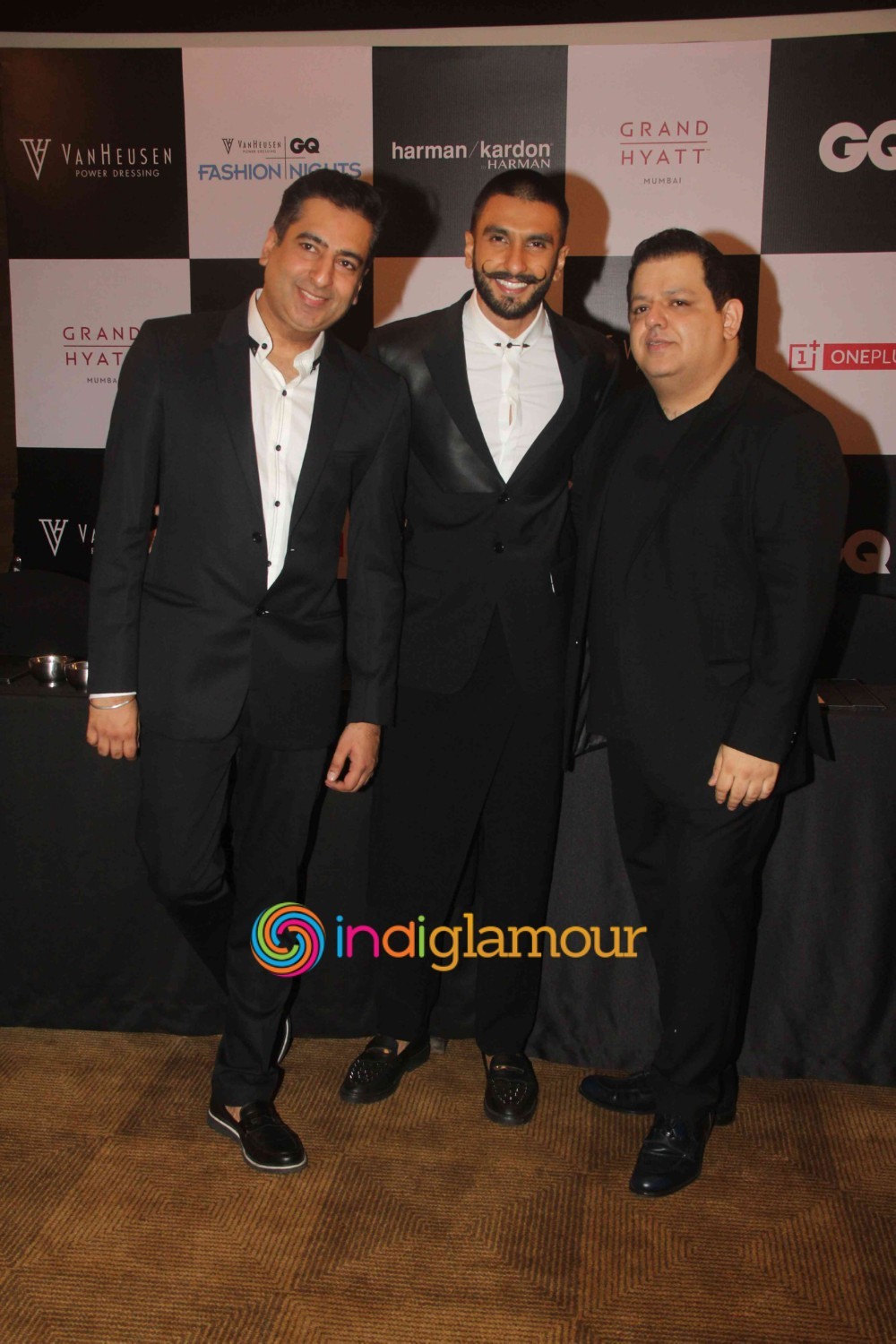 Ranveer Singh Rocks the Ramp at GQ Fashion Nights 2015 Event hd photo