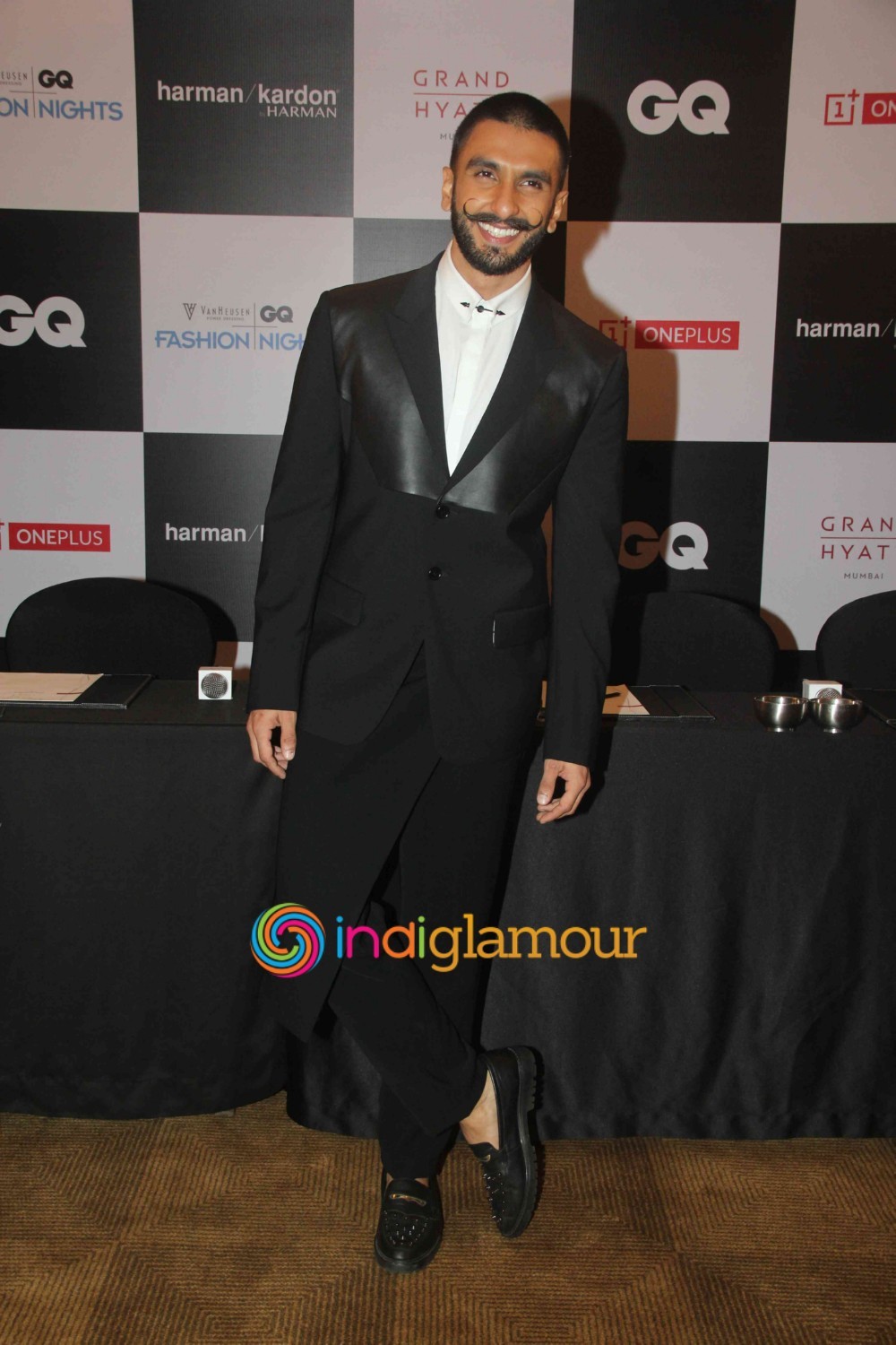 Ranveer Singh Rocks the Ramp at GQ Fashion Nights 2015 Event hd photo