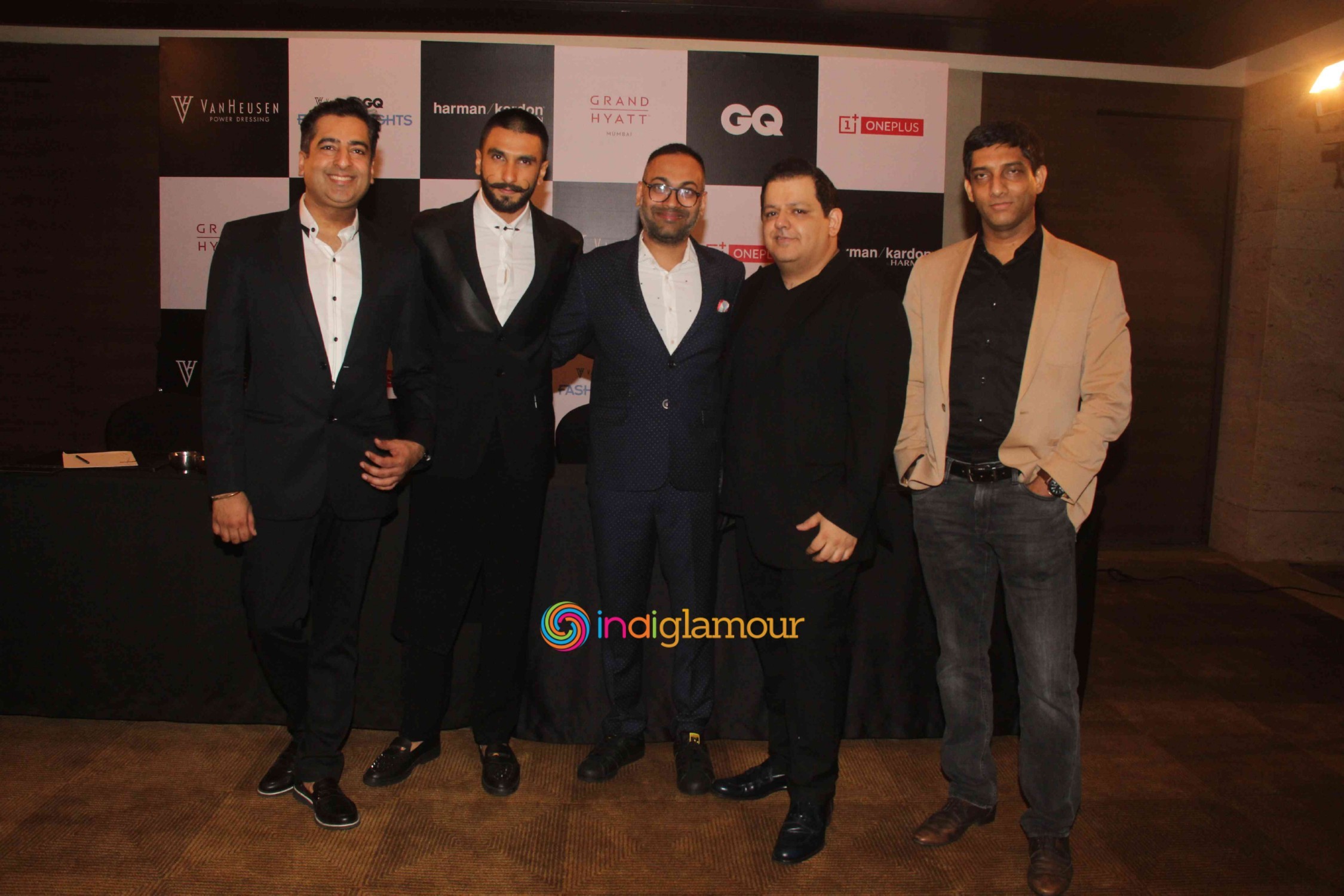 Ranveer Singh Rocks the Ramp at GQ Fashion Nights 2015 Event hd photo