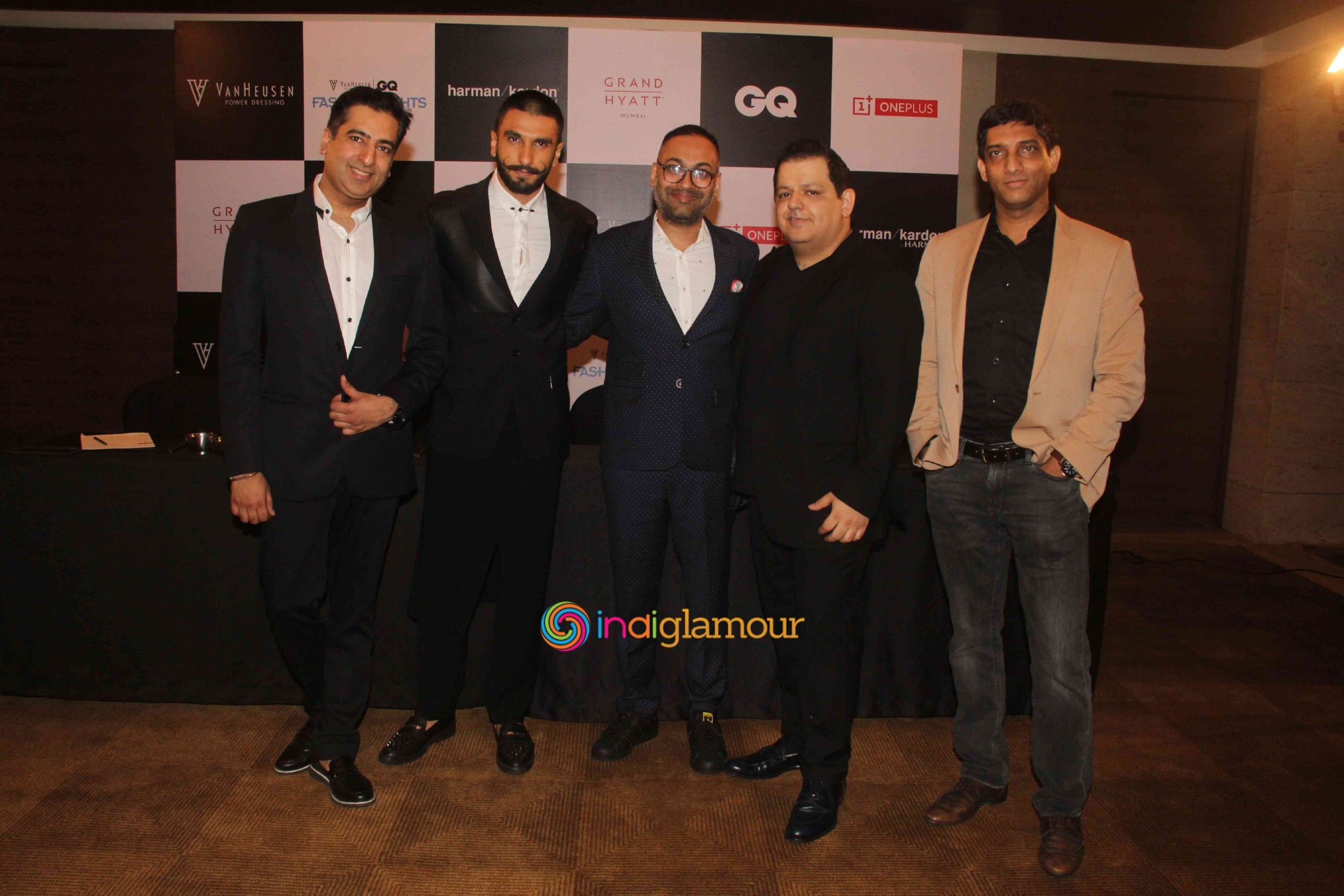 Ranveer Singh Rocks the Ramp at GQ Fashion Nights 2015 Event hd photo