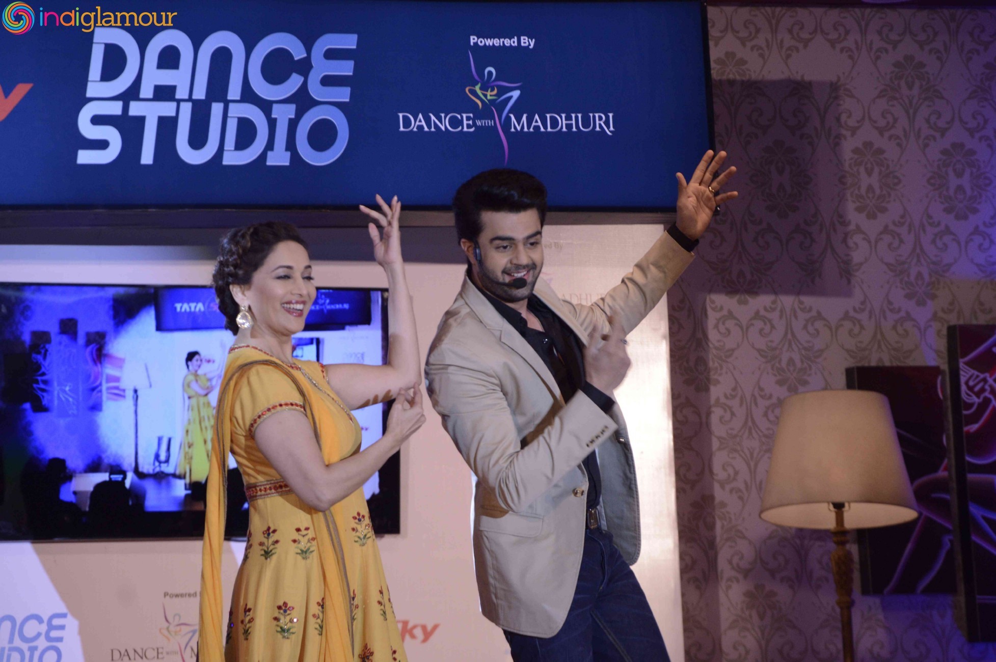 Madhuri Dixit at Tata Sky launches Dance Studio Event Stills Event hd photo