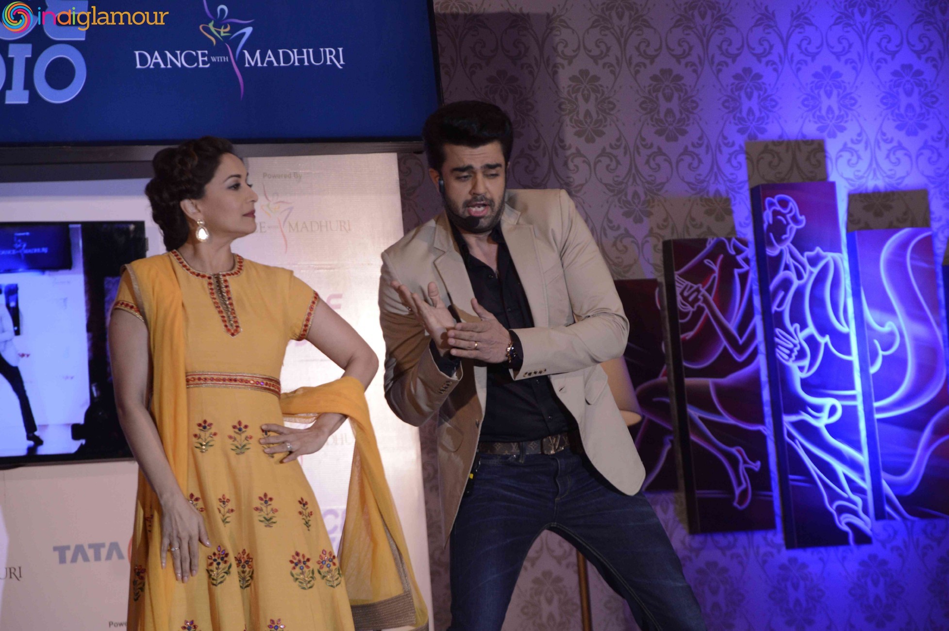 Madhuri Dixit at Tata Sky launches Dance Studio Event Stills Event hd photo