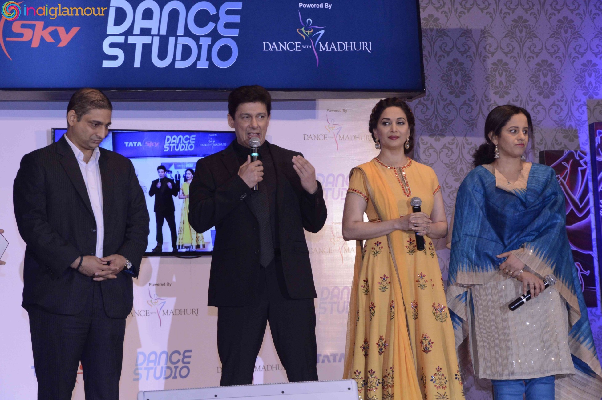 Madhuri Dixit at Tata Sky launches Dance Studio Event Stills Event hd photo