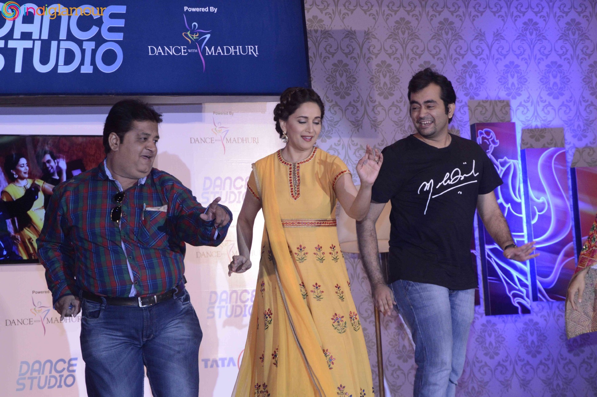 Madhuri Dixit at Tata Sky launches Dance Studio Event Stills Event hd photo