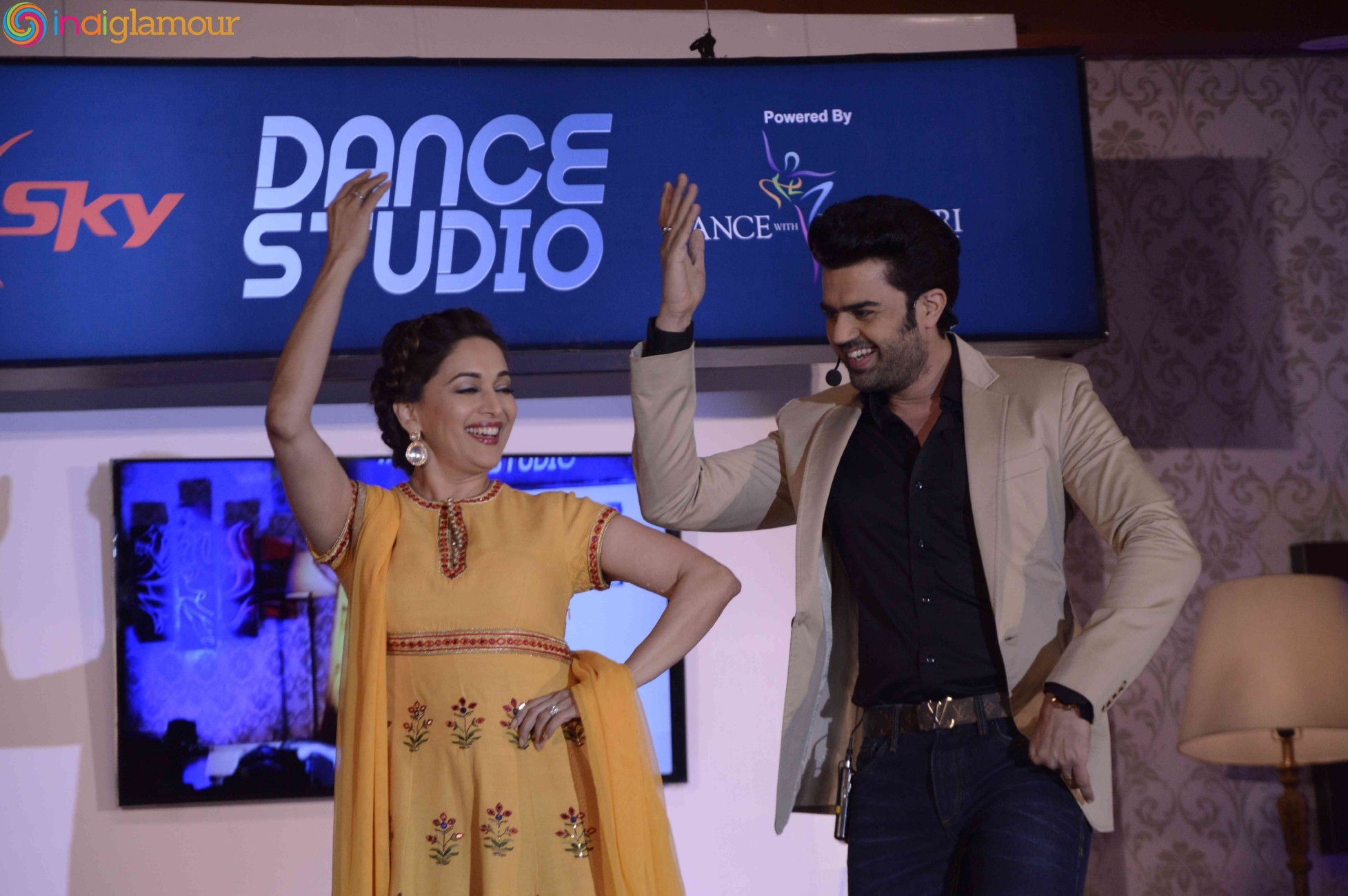 Madhuri Dixit at Tata Sky launches Dance Studio Event Stills Event hd photo