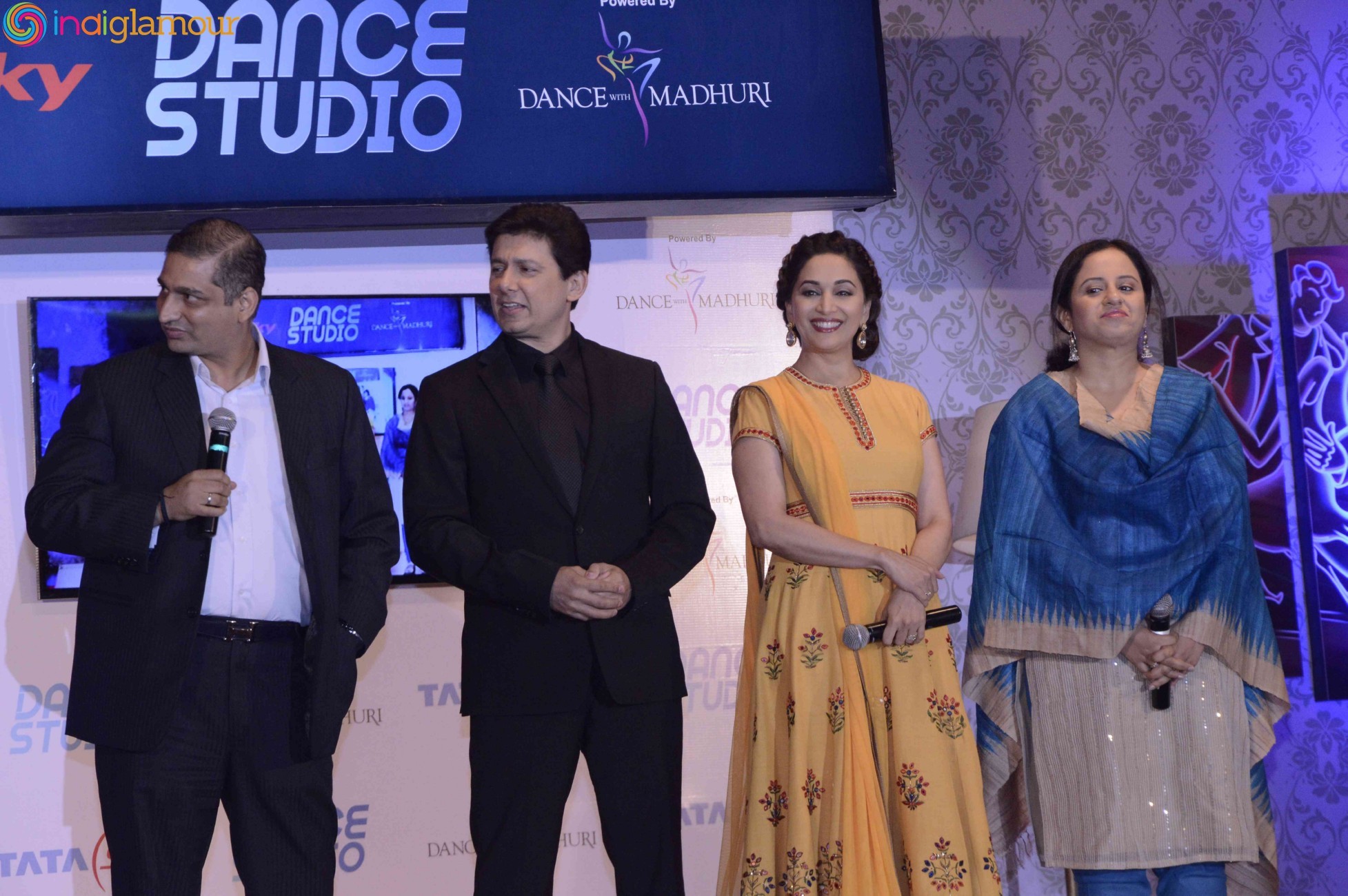 Madhuri Dixit at Tata Sky launches Dance Studio Event Stills Event hd photo