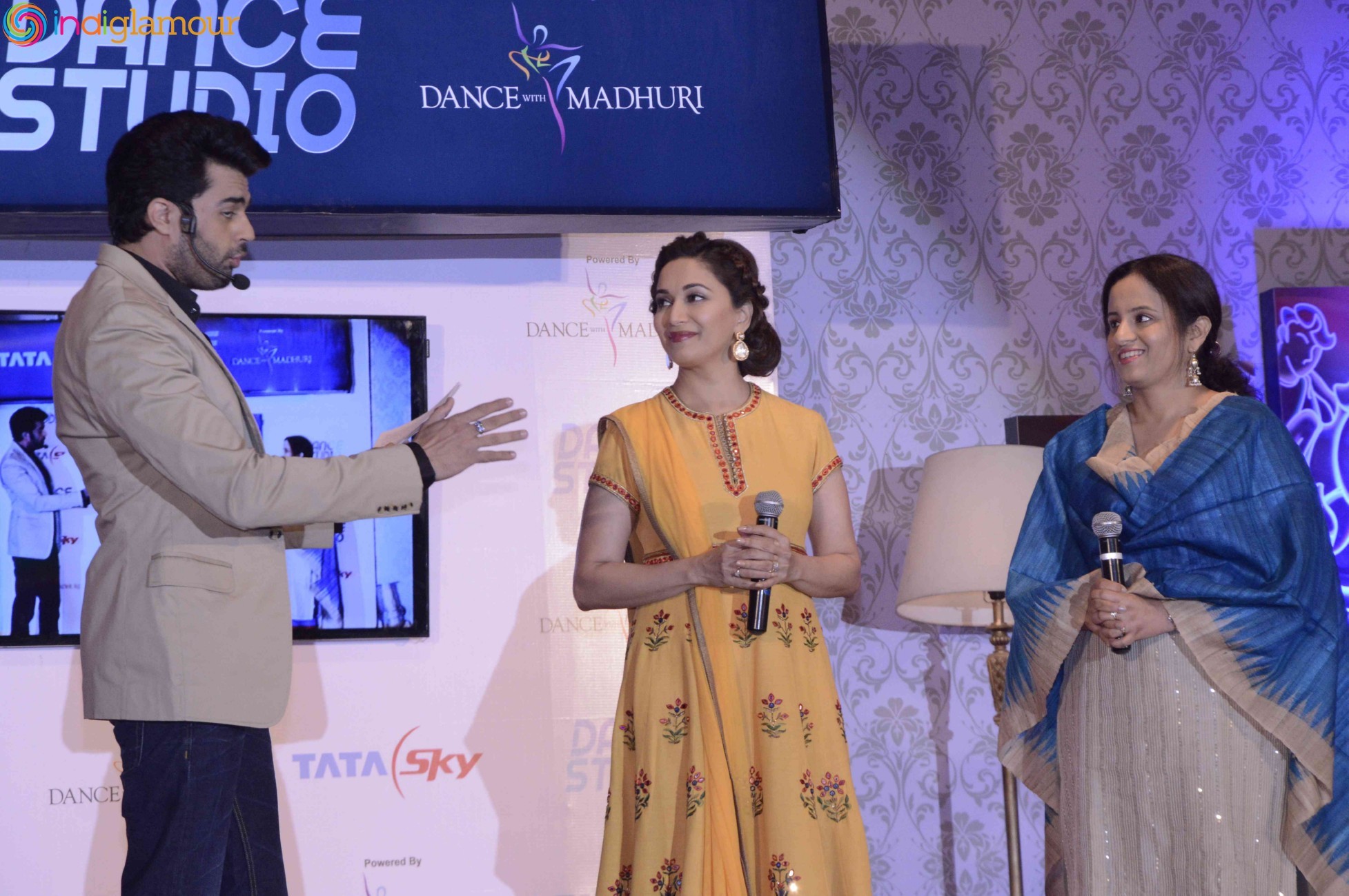 Madhuri Dixit at Tata Sky launches Dance Studio Event Stills Event hd photo