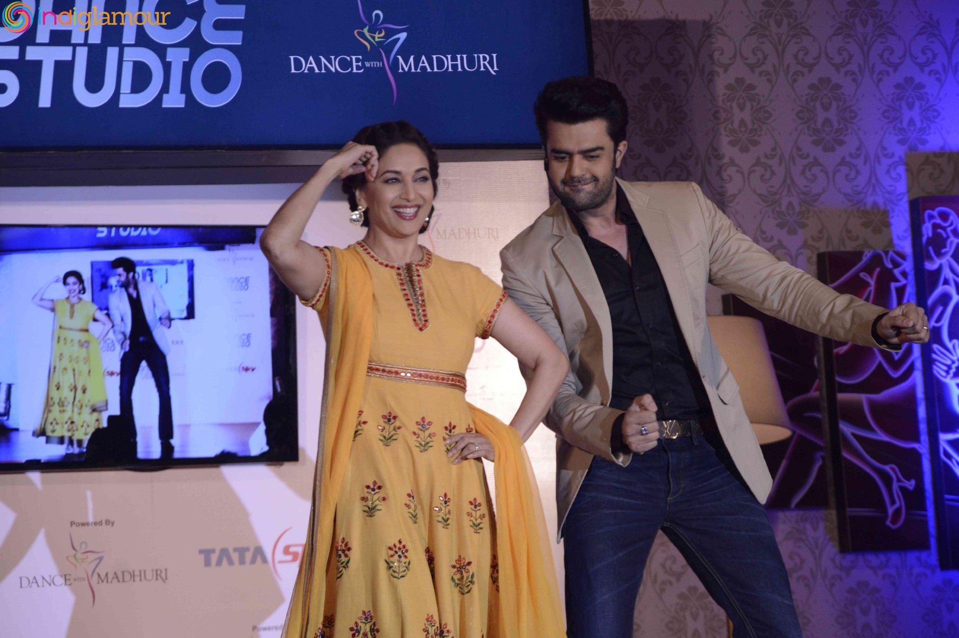Madhuri Dixit at Tata Sky launches Dance Studio Event Stills Event hd photo