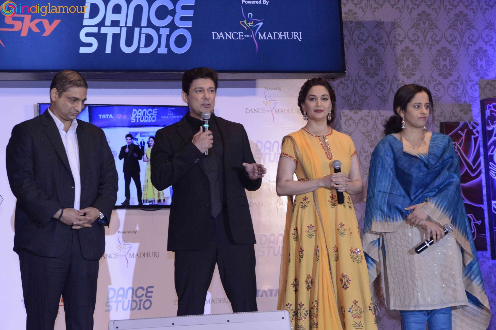 Madhuri Dixit at Tata Sky launches Dance Studio Event Stills Event hd photo