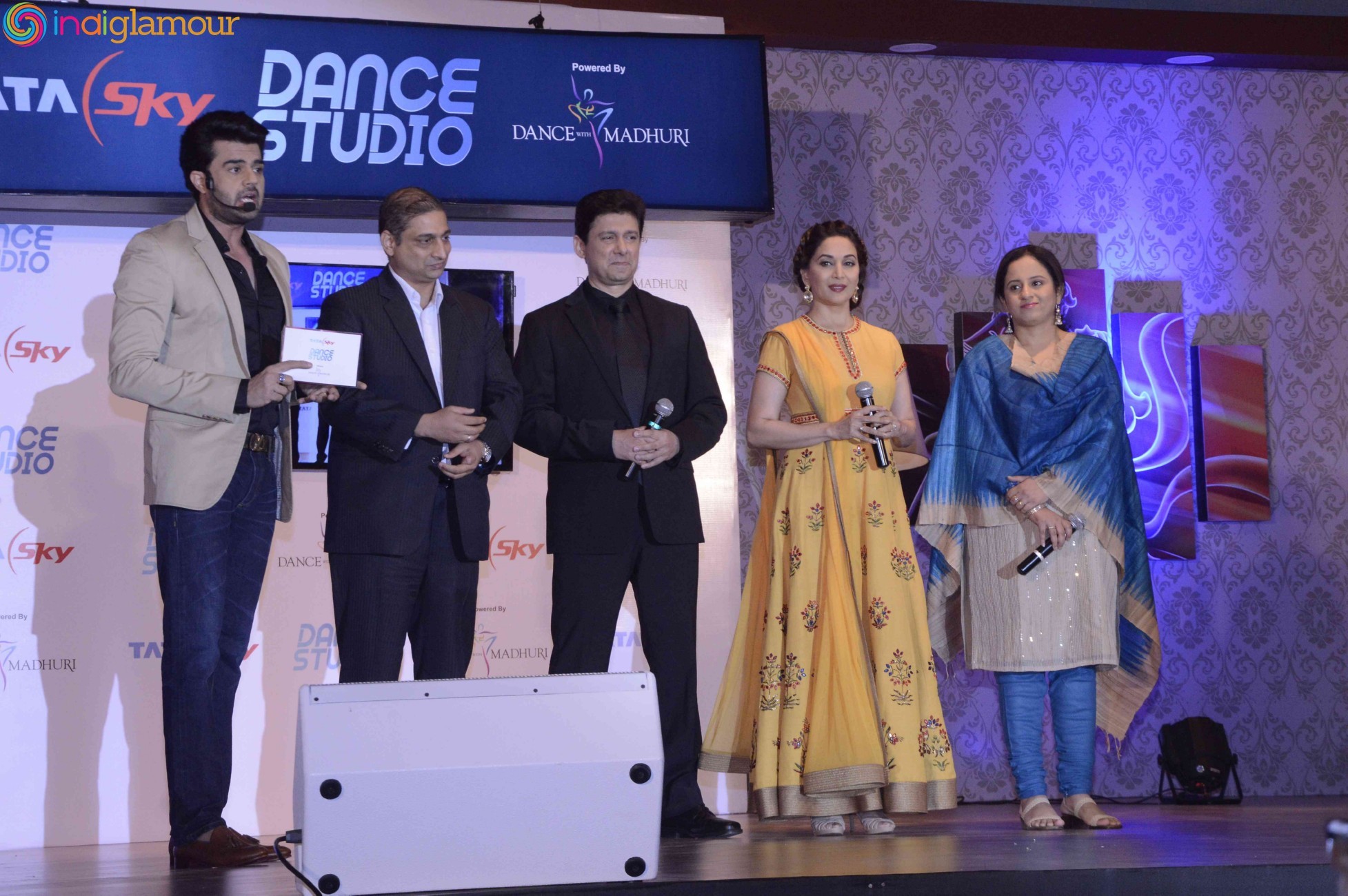 Madhuri Dixit at Tata Sky launches Dance Studio Event Stills Event hd photo