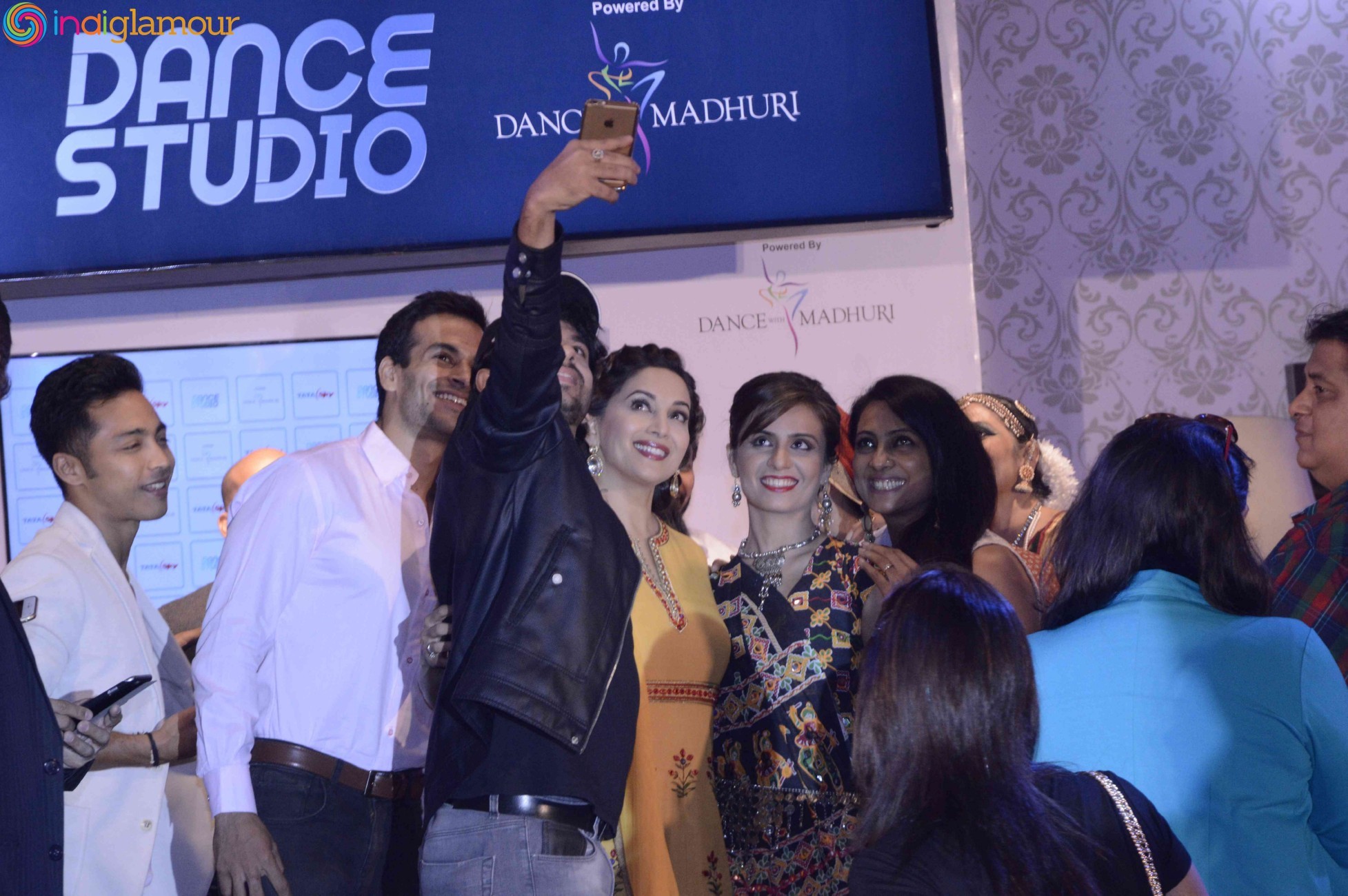 Madhuri Dixit at Tata Sky launches Dance Studio Event Stills Event hd photo