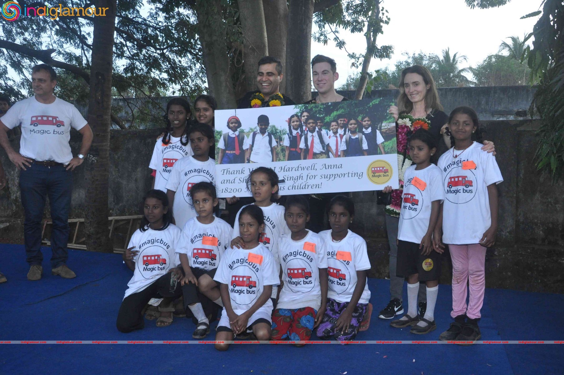 DJ Hardwell visits Magic Bus Foundation Event hd photo