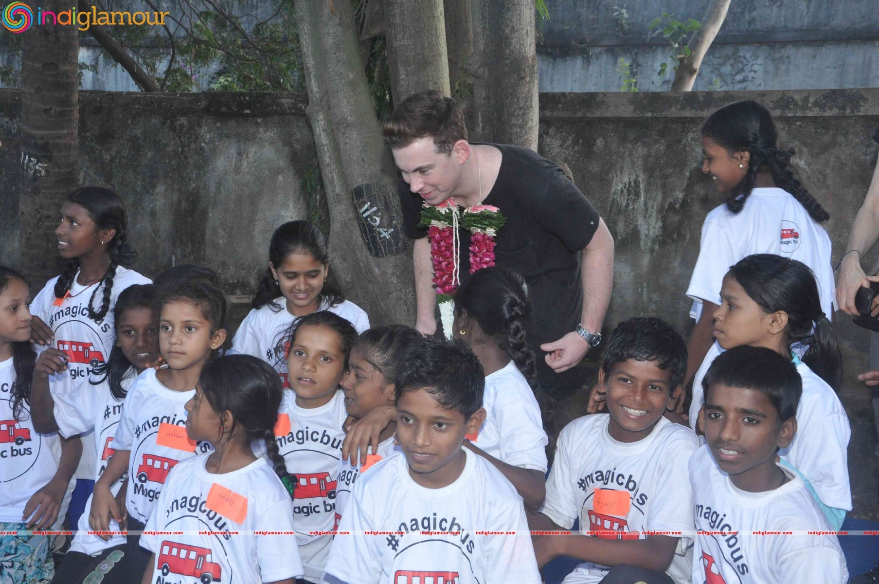 DJ Hardwell visits Magic Bus Foundation Event hd photo