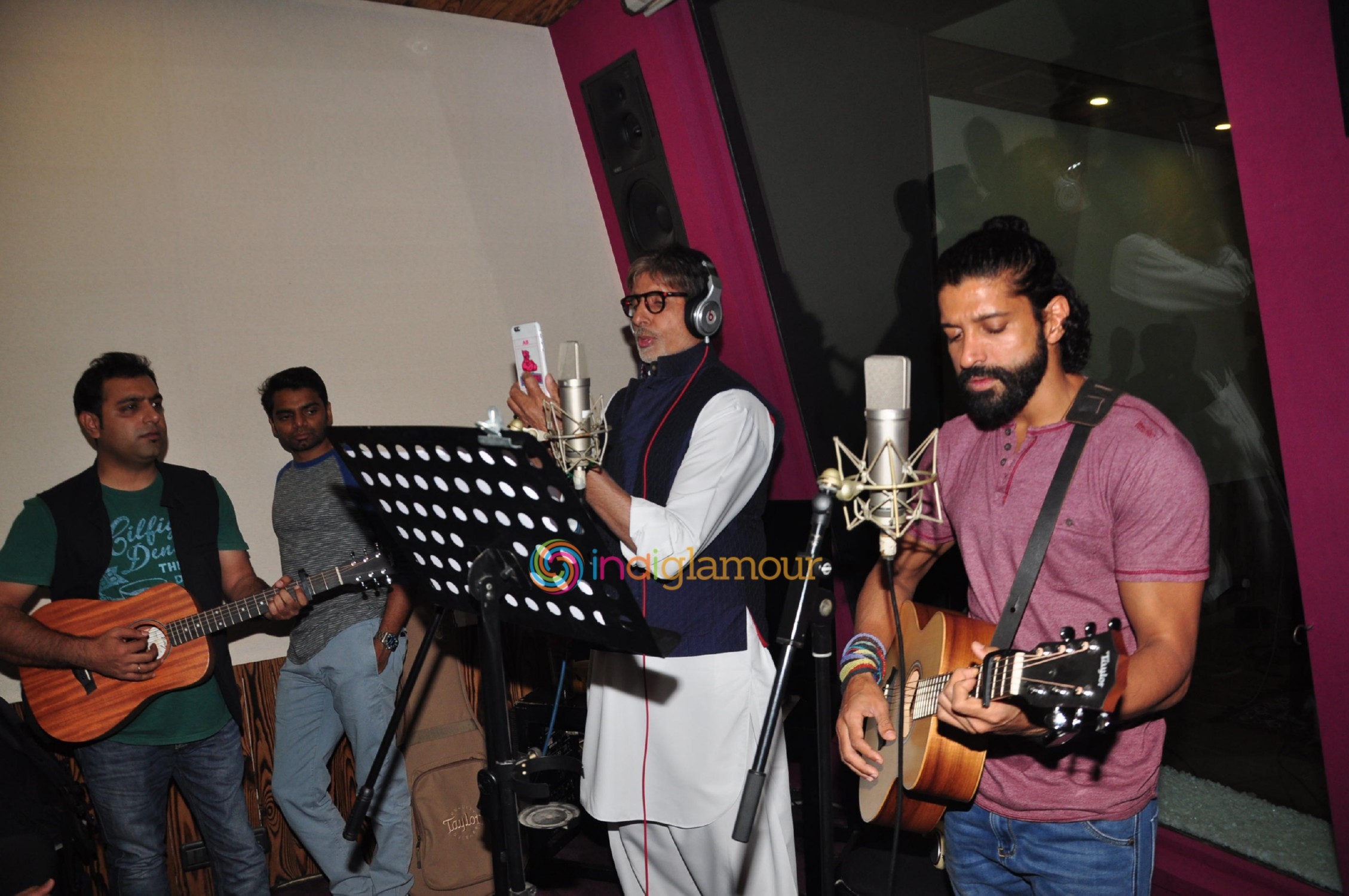 Song Recording of Film Wazir in Mumbai Event hd photo