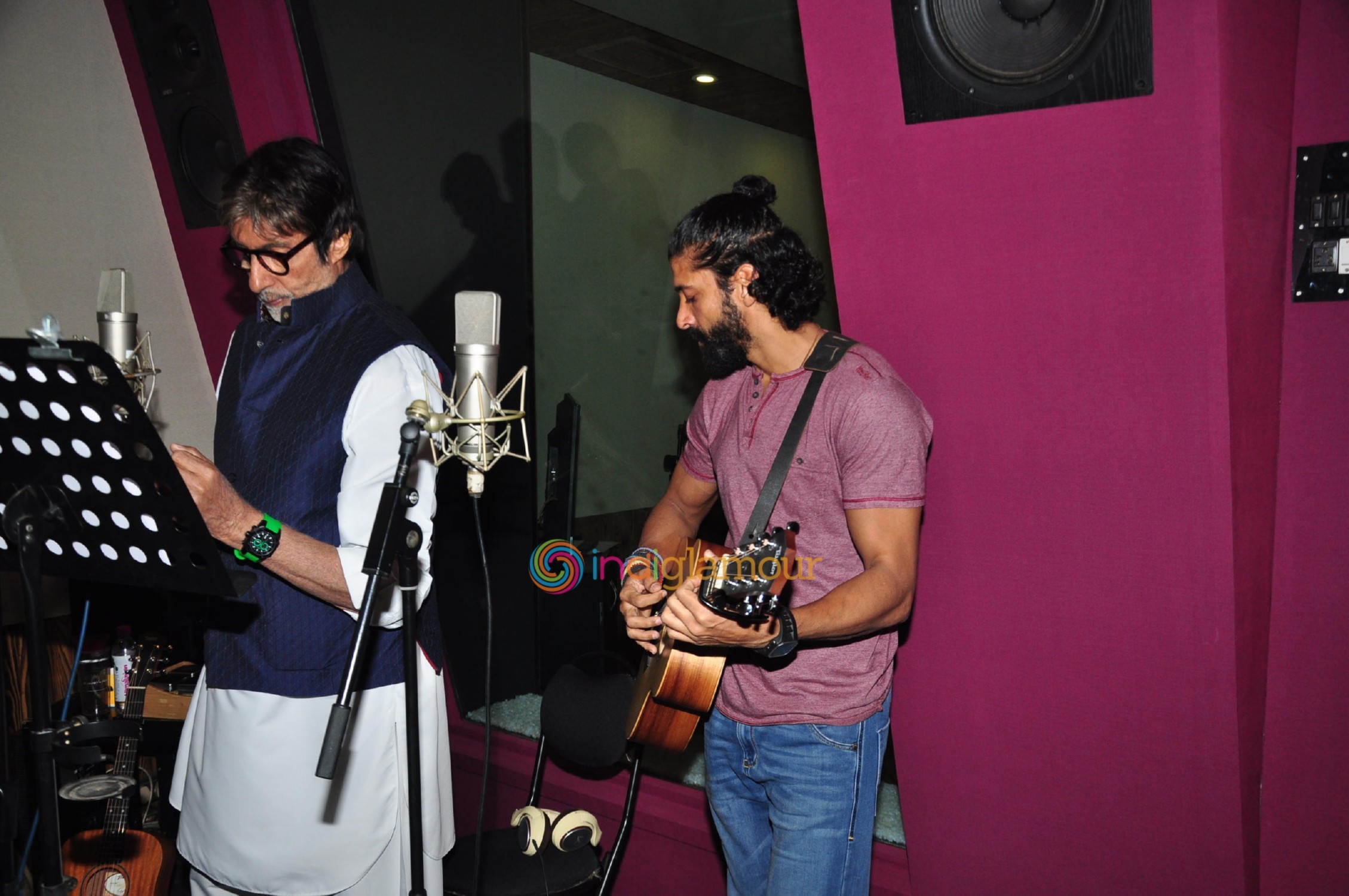 Song Recording of Film Wazir in Mumbai Event hd photo