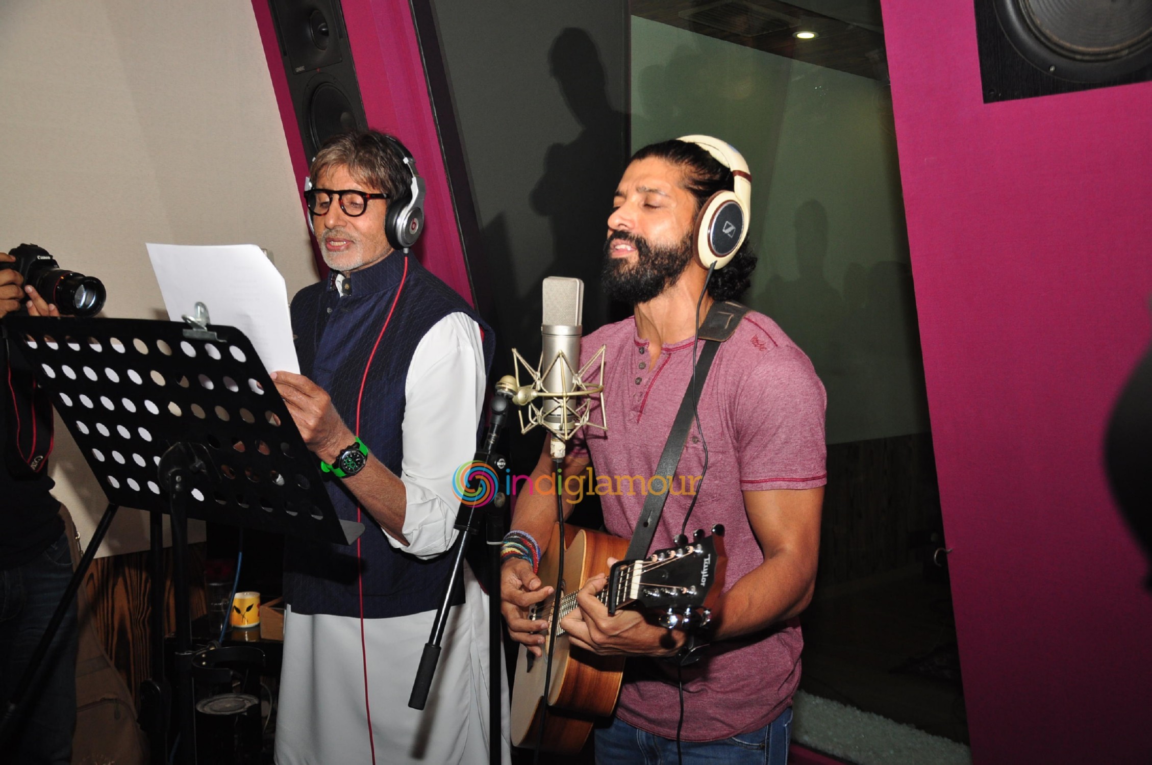 Song Recording of Film Wazir in Mumbai Event hd photo