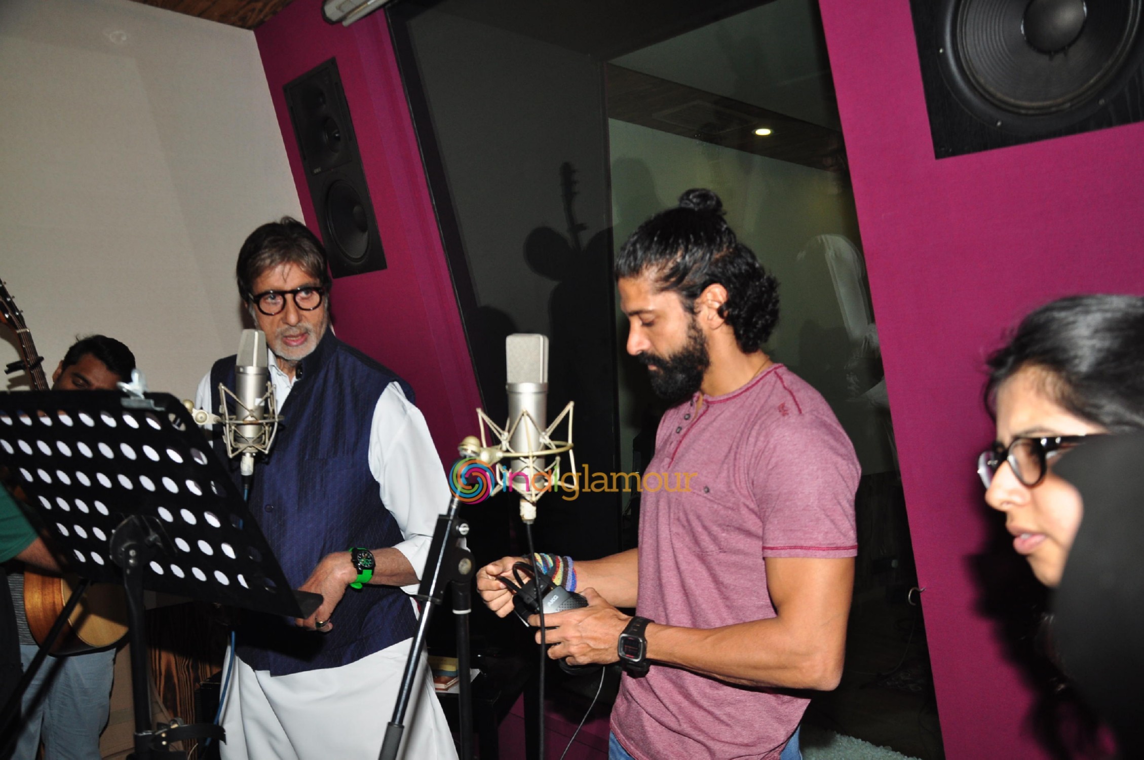 Song Recording of Film Wazir in Mumbai Event hd photo