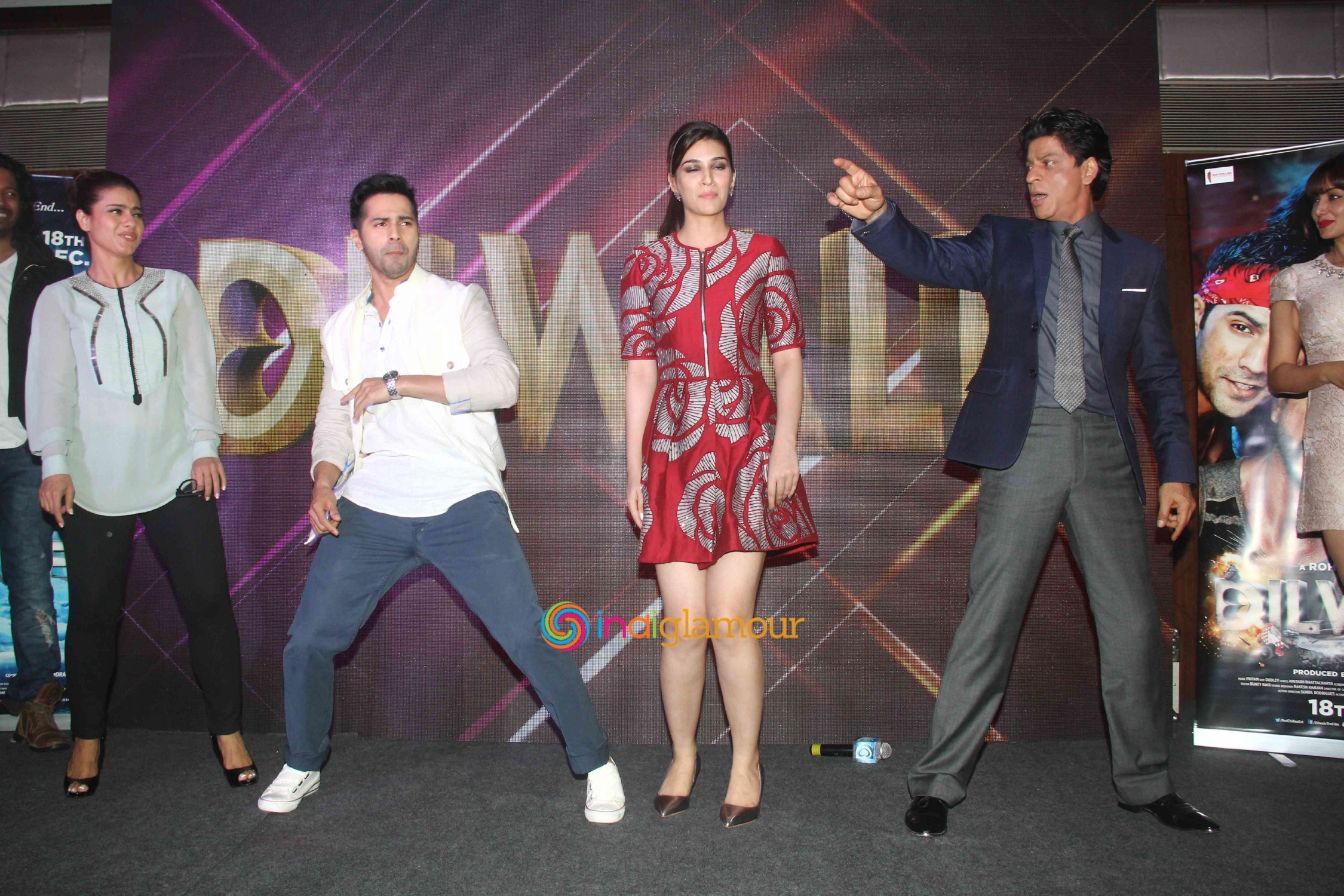 Dilwale Music Celebration with Starcast of the Film at JW Marriot Event hd photo